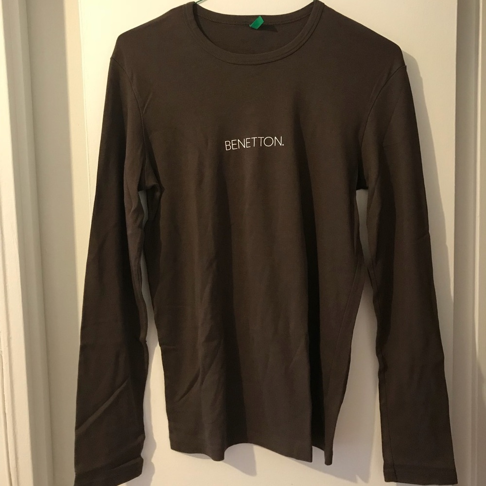 Benetton long sleeve t shirt. Men’s. Size L